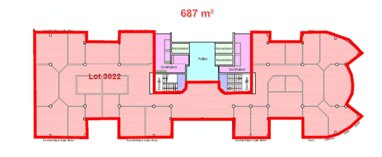 Bureau Lyon 3056m² Location bureau Lyon Rhône OLBUR2110505 18